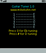Guitar Tuner v1.0
